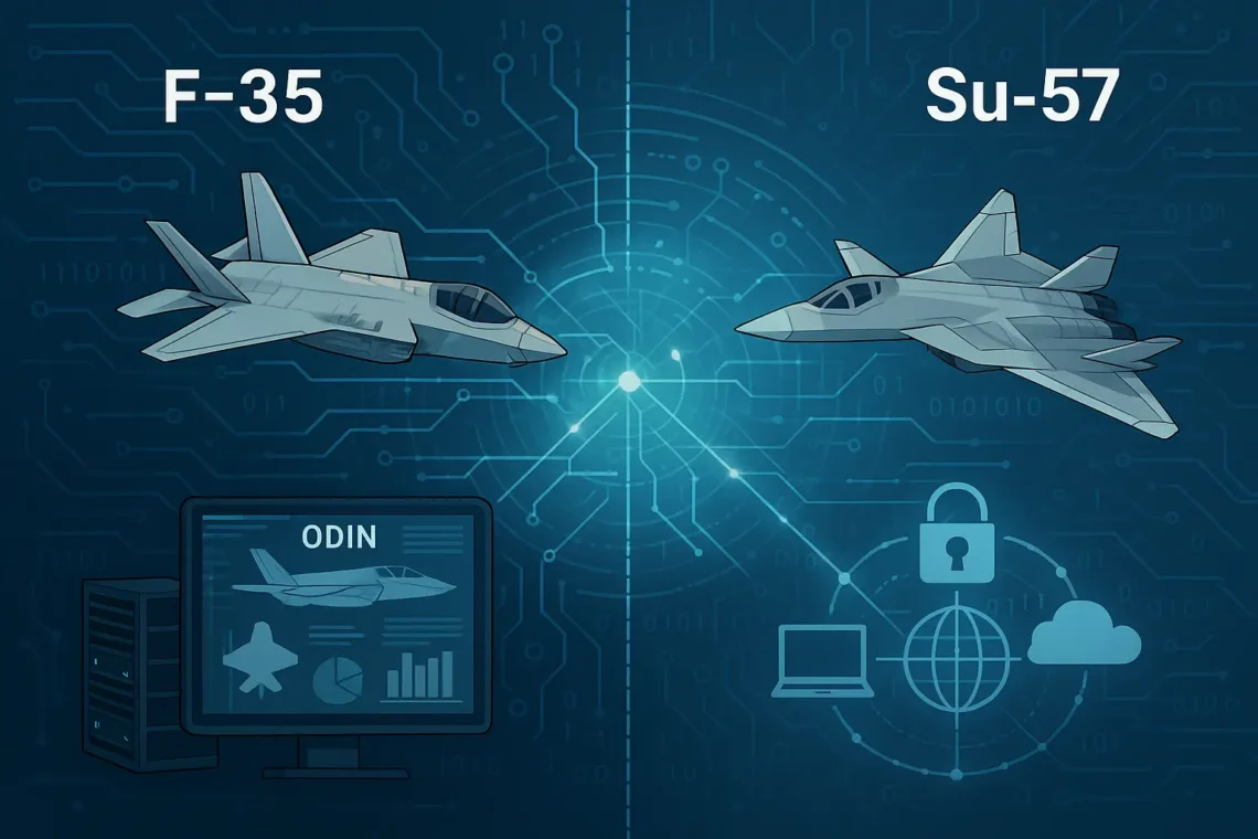 F-35 and Su-57 aircraft comparison