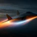 Plasma-shielded hypersonic vehicle illustration with advanced propulsion systems.