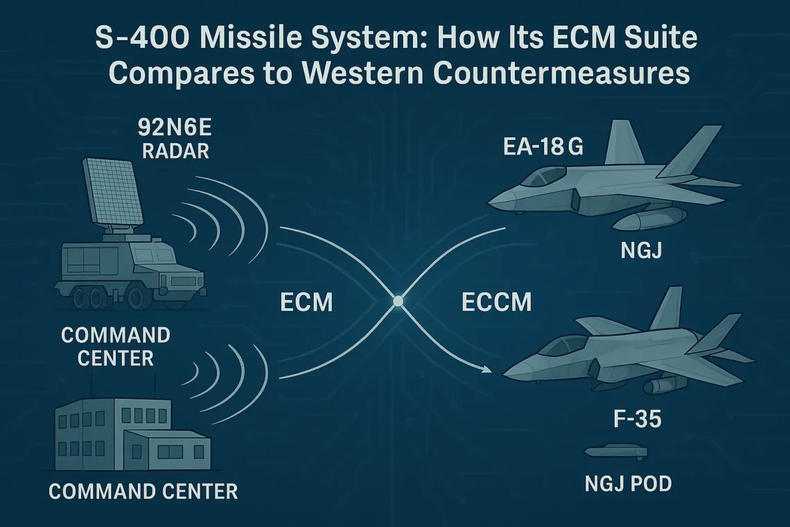 S-400 Missile System: How Its ECM Suite Compares to Western Countermeasures