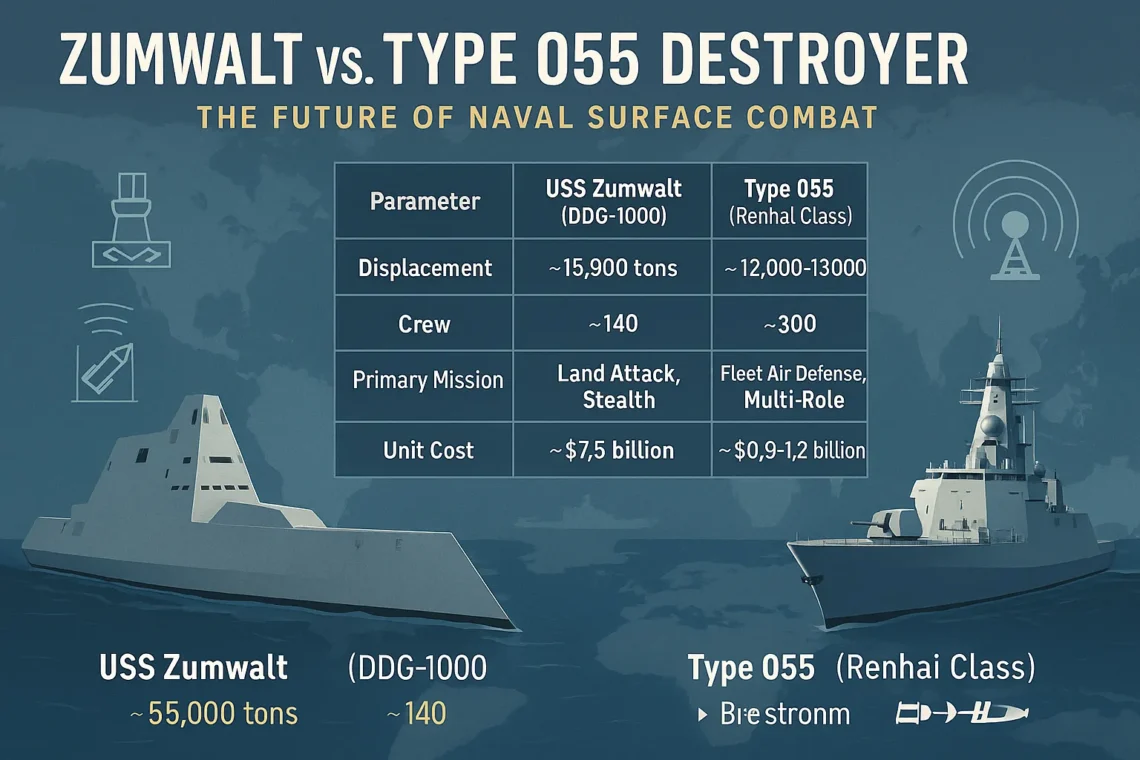 Zumwalt vs Type 055: Diverging Doctrines in 21st Century Naval Architecture